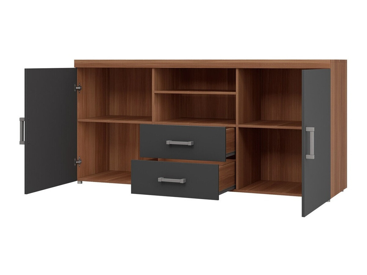 Ladekast Cormiru 103 (Pruim + Grafiet)