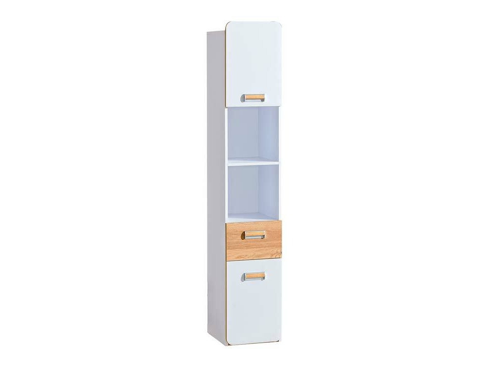 Boekenkast Ophmora 102 (Eiken + Wit)