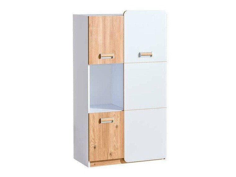 Boekenkast Ophmora 104 (Eiken + Wit)