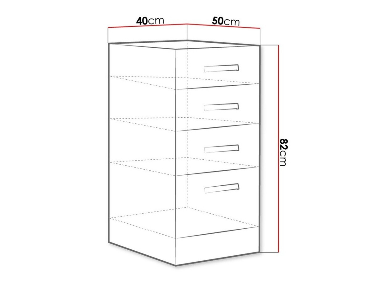 Modulaire kast met lades Multi Cream 122