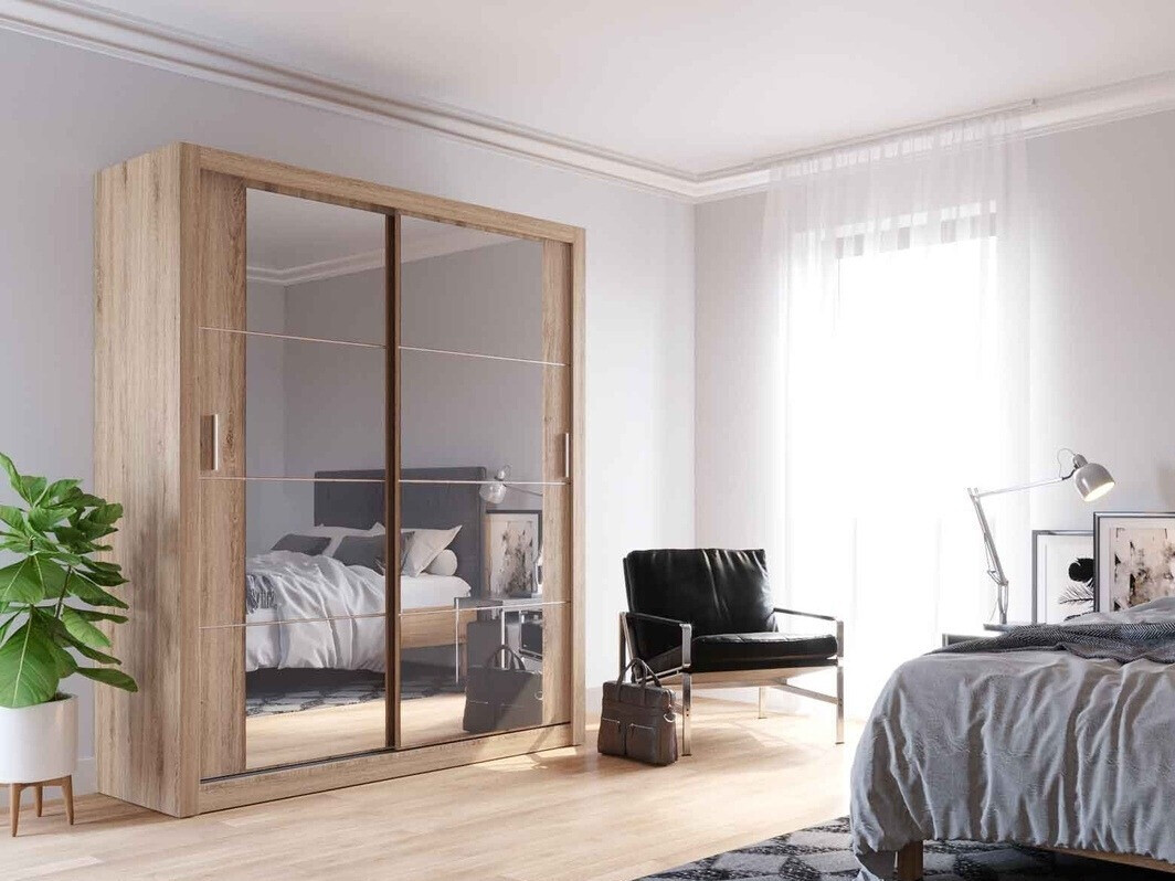 Kledingkast Fresno 102 (Licht eiken)