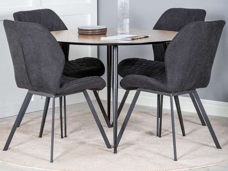 Stoel Dallas 163 (Zwart)