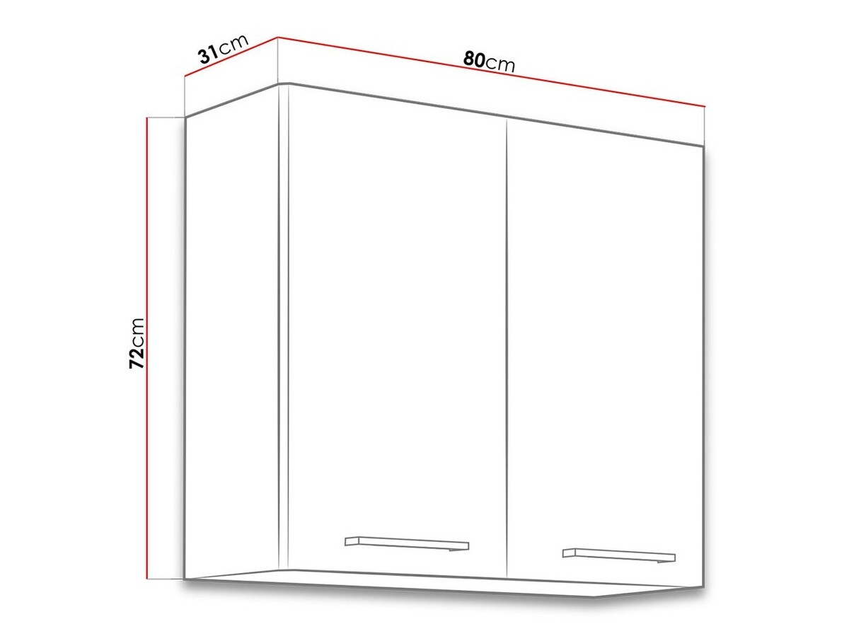 Modulaire wandkast Wood White 121