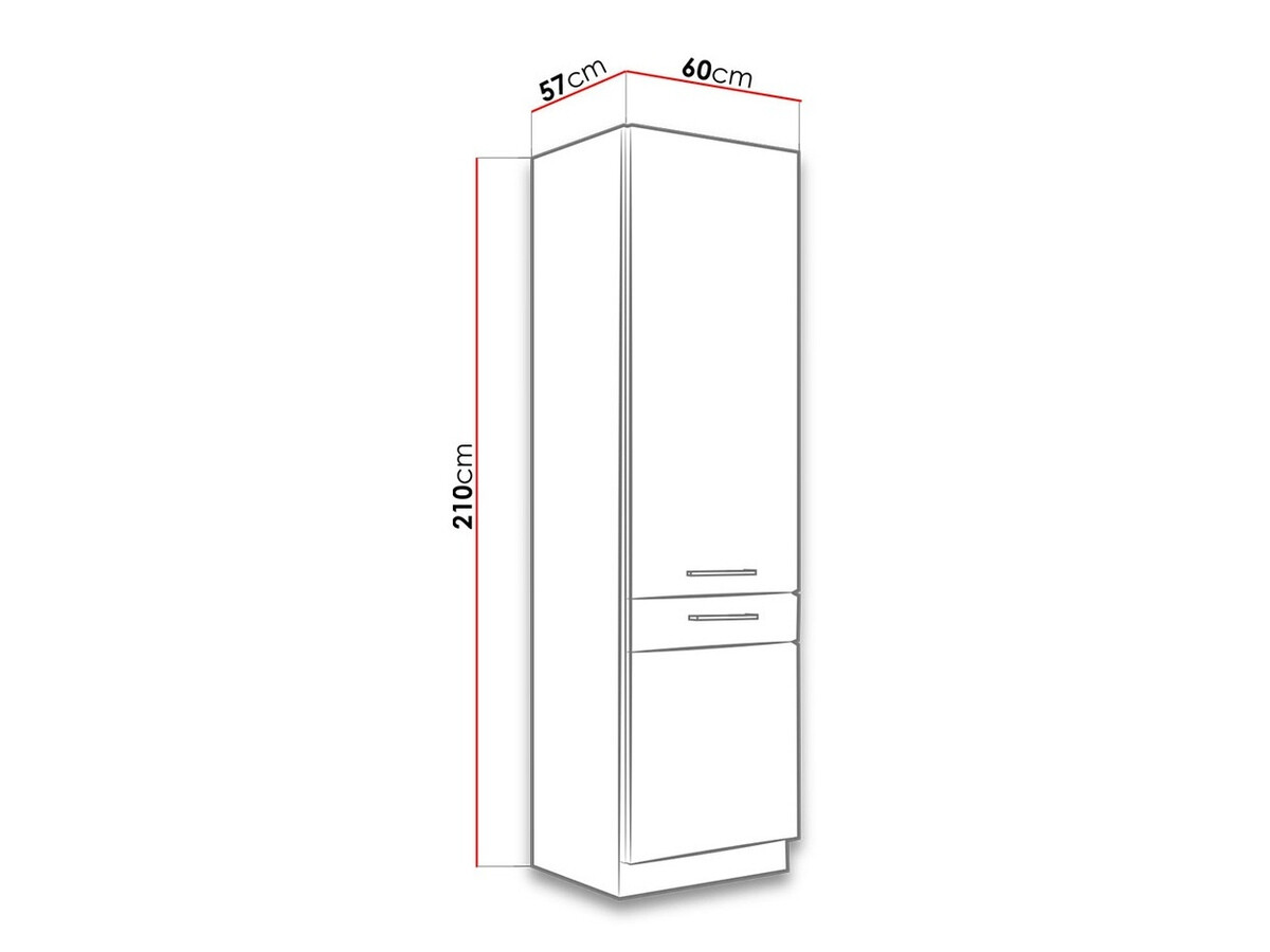 Modulaire kast met deuren Wood White 114