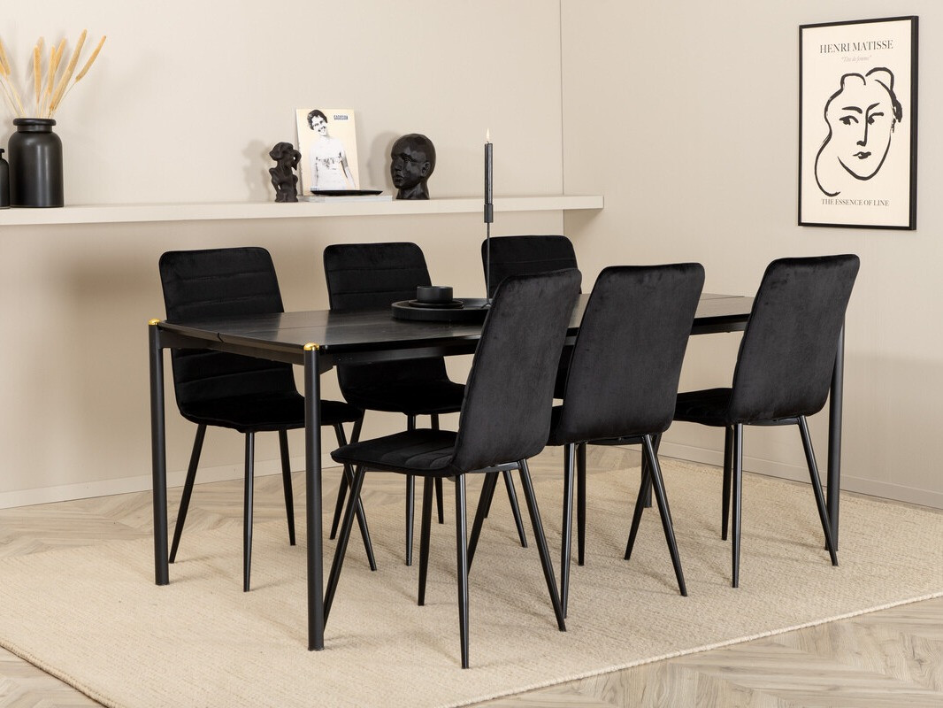 Stoel Dallas 2552 (Zwart)