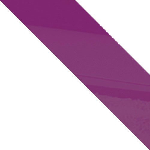 Nachtkastje Murrieta 111 (Glanzend wit + Glans Paars)