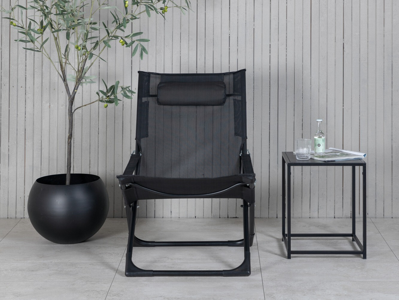 Buitenstoel Dallas 800 (Zwart)
