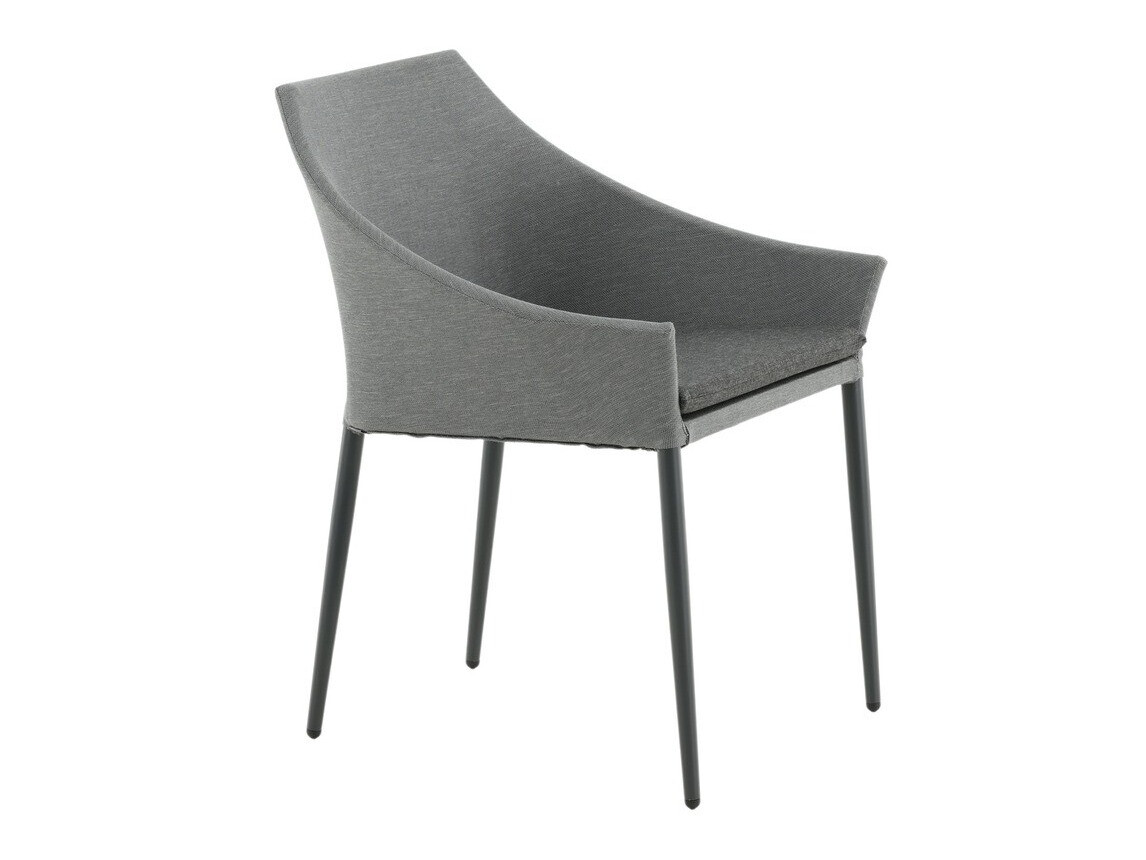 Buitenstoel Dallas 2563 (Zwart + Grijs)
