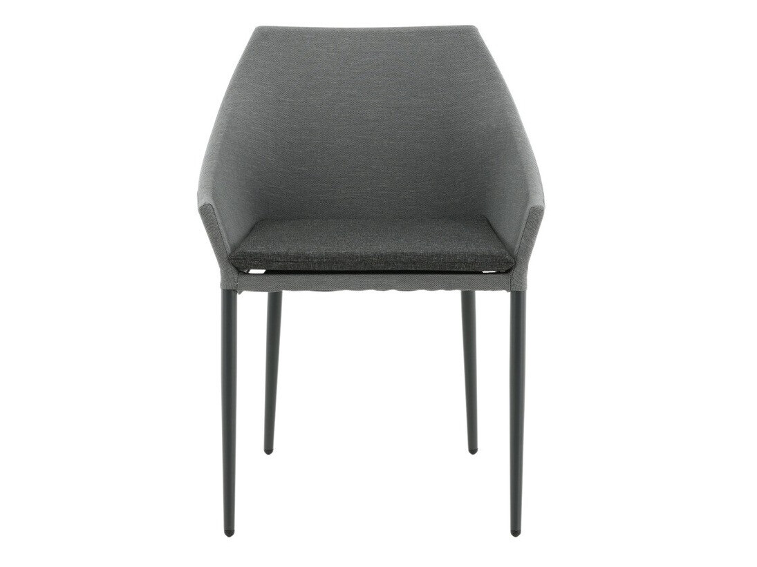 Buitenstoel Dallas 2563 (Zwart + Grijs)