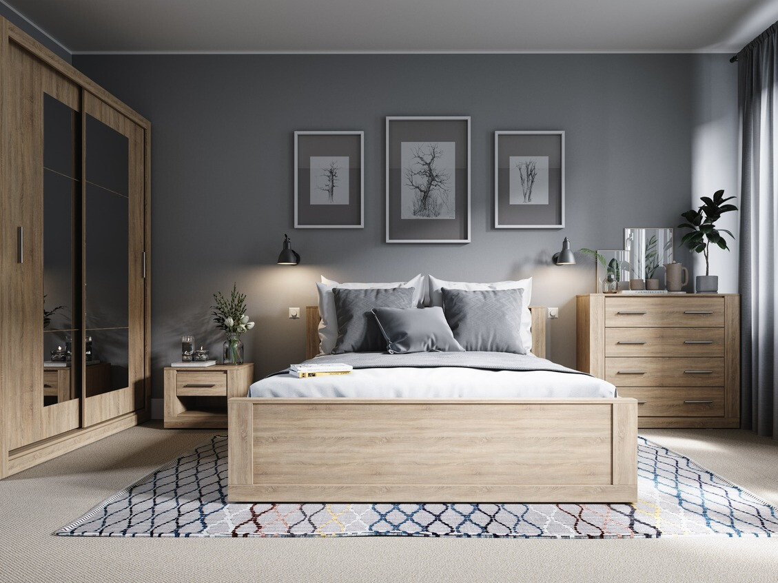 Kledingkast Cirdelu 101 (Eiken)