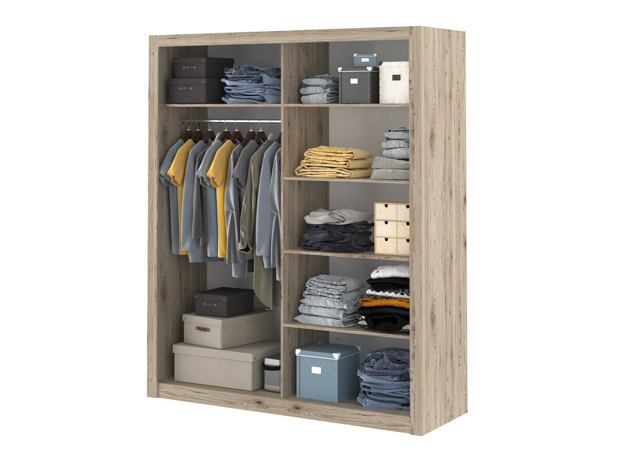 Kledingkast Cirdelu 104 (San Remo eik)