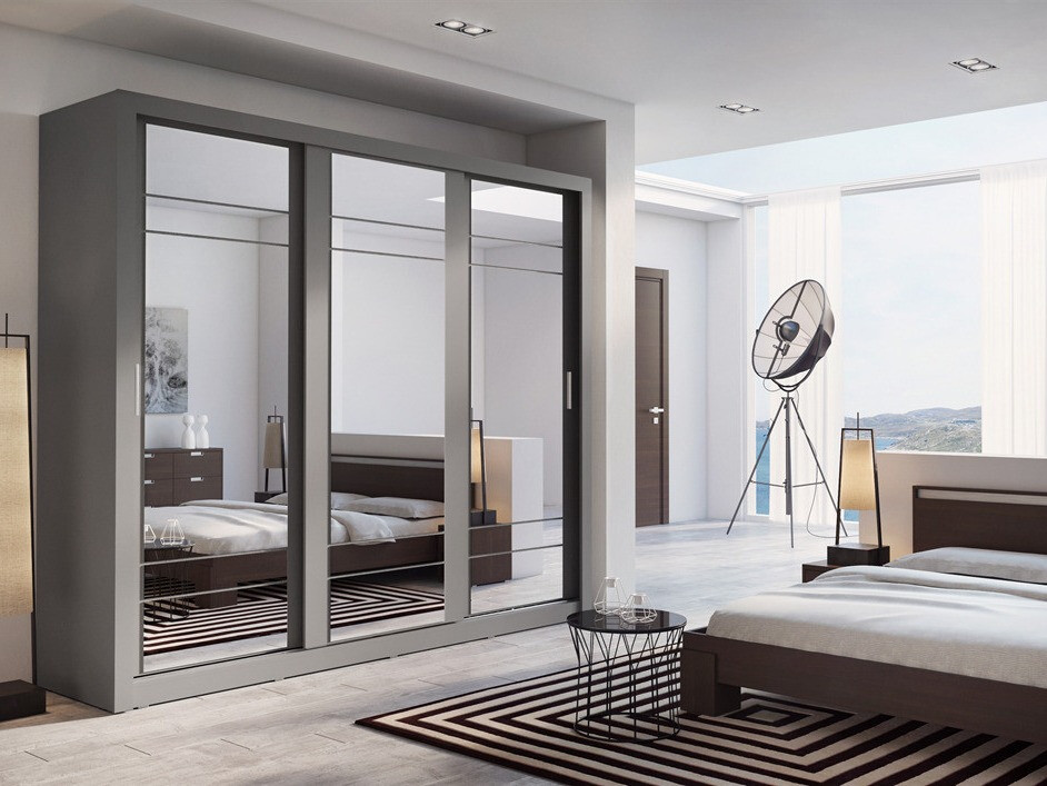 Kledingkast Fresno 101 (Grijs)