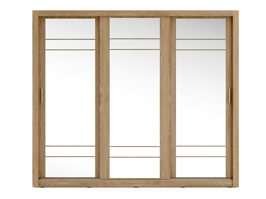 Kledingkast Fresno 101 (Licht eiken)