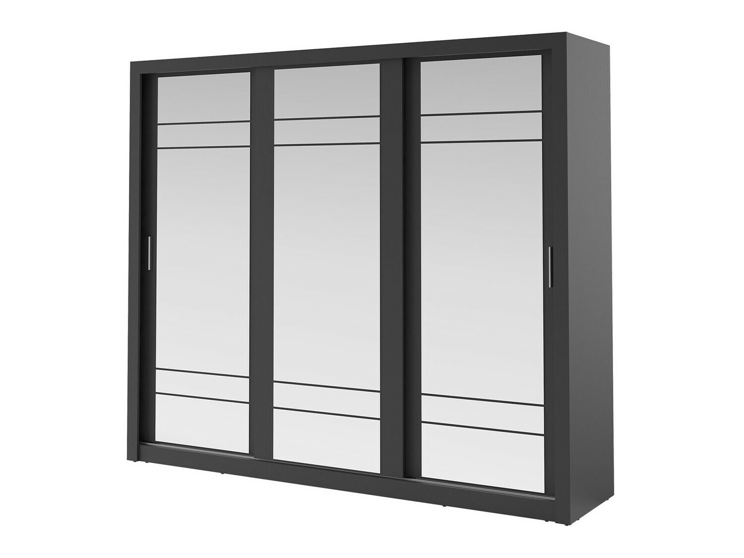 Kledingkast Fresno 101 (Zwart)