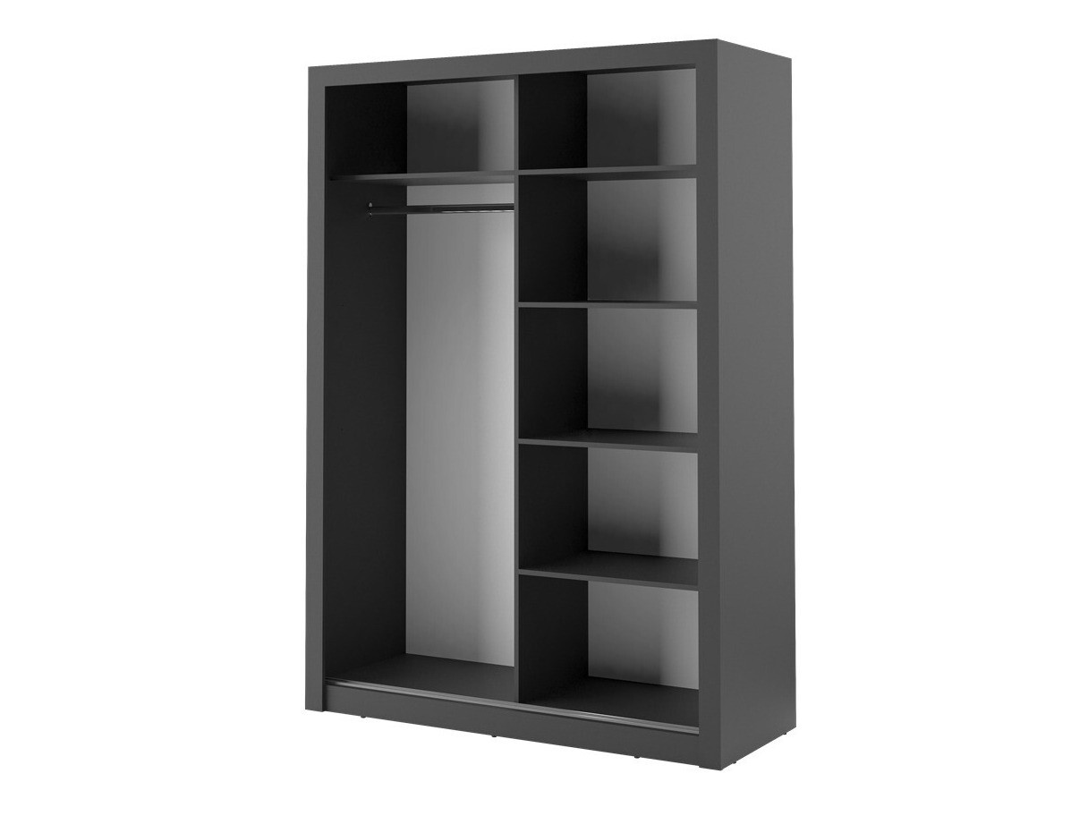 Kledingkast Fresno 103 (Zwart)