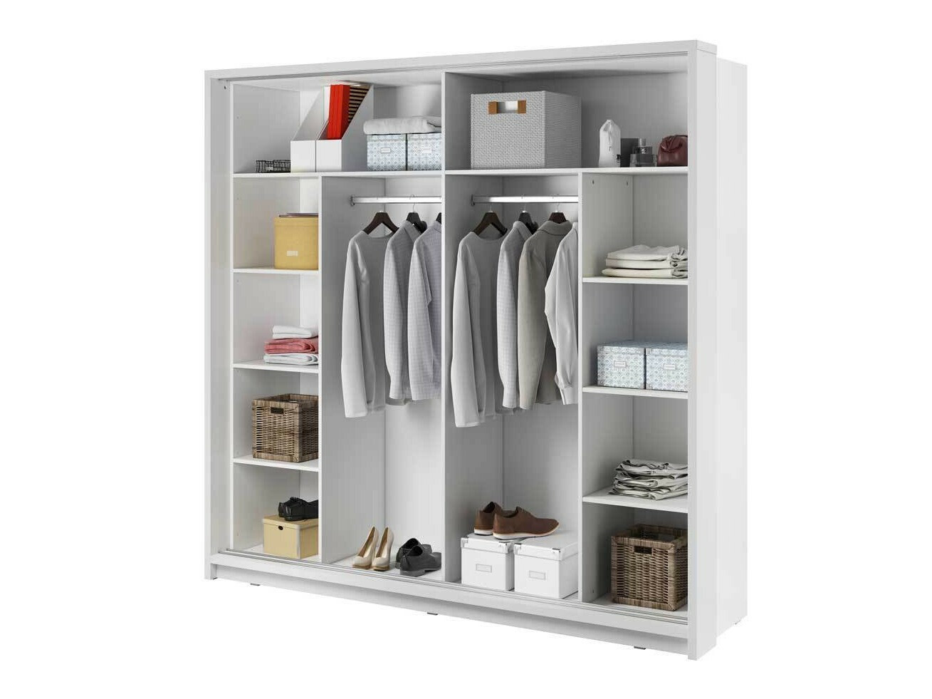 Kledingkast Fresno 105 (Wit)