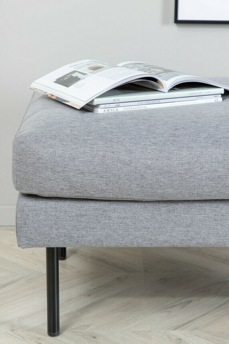 Gestoffeerde meubelset Fercame 105 (Zwart + Grijs)