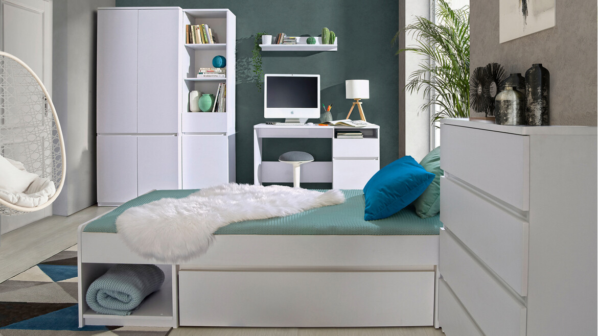 Wandplank Evaropha 107 (Wit)