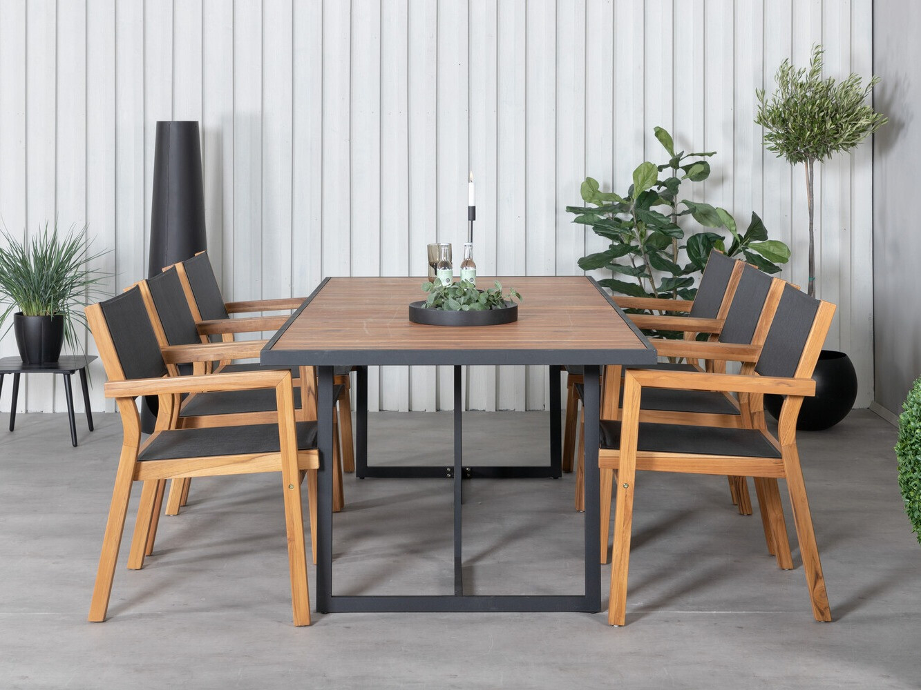 Tafel en stoelen set Dallas 2919