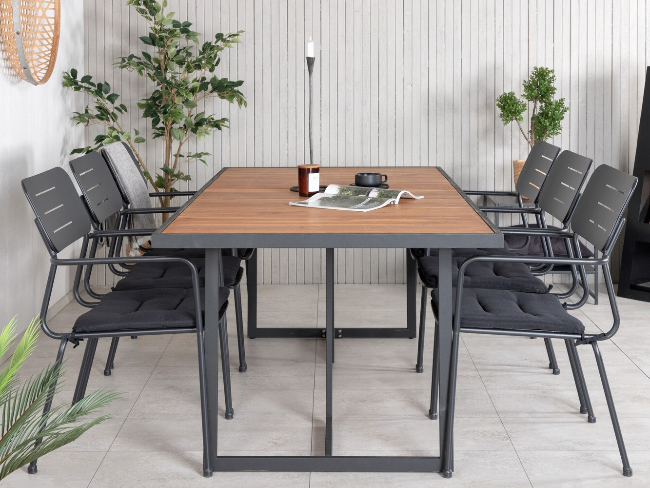 Tafel en stoelen set Dallas 2931