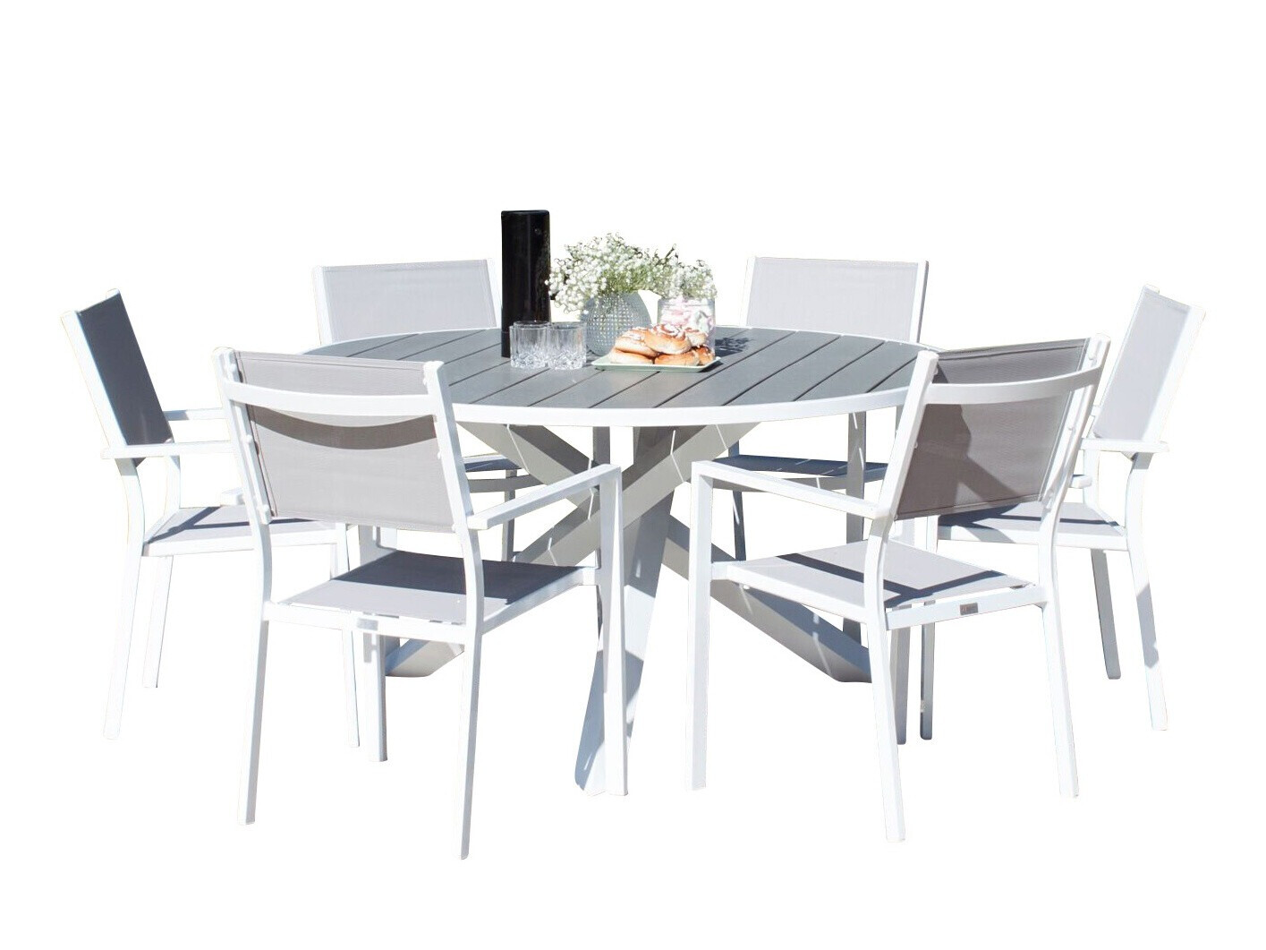 Tafel en stoelen set Dallas 2975