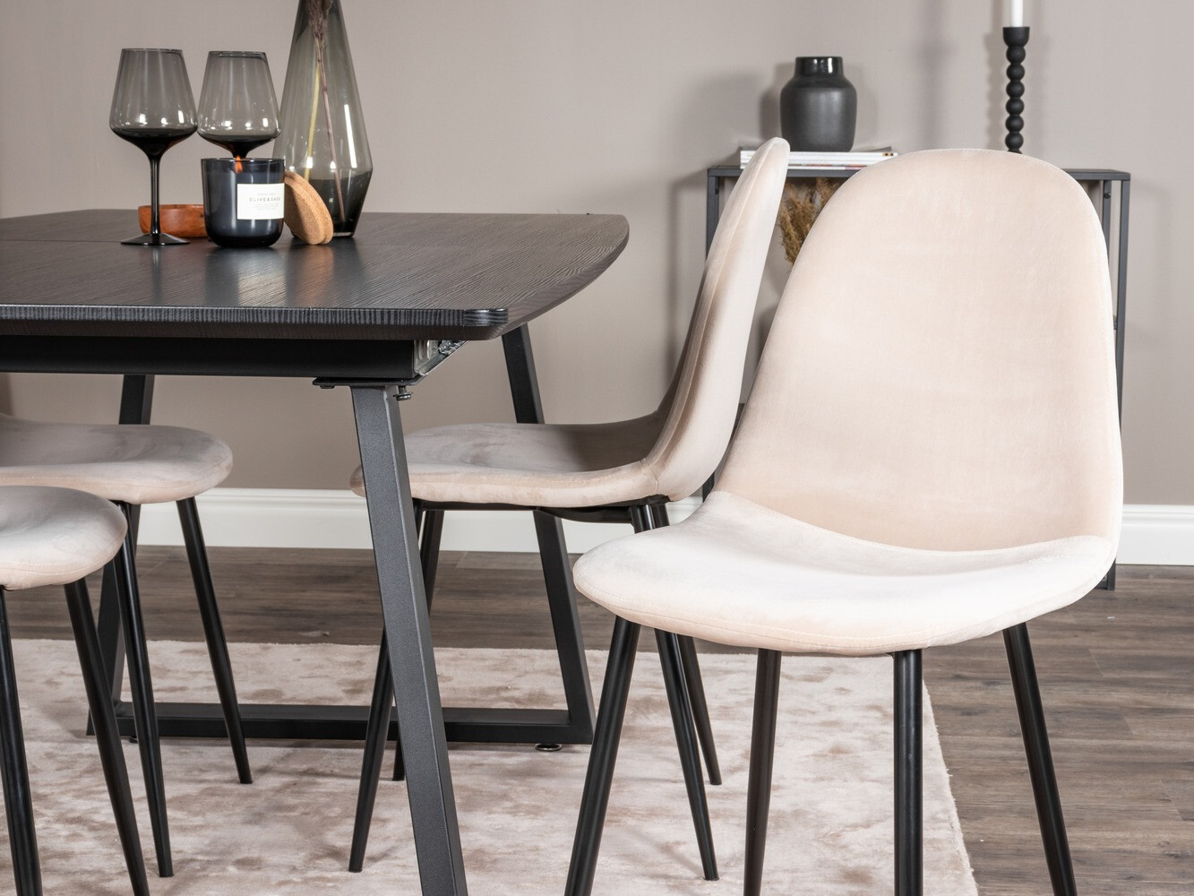 Eetkamerset Dallas 1616 (Beige)