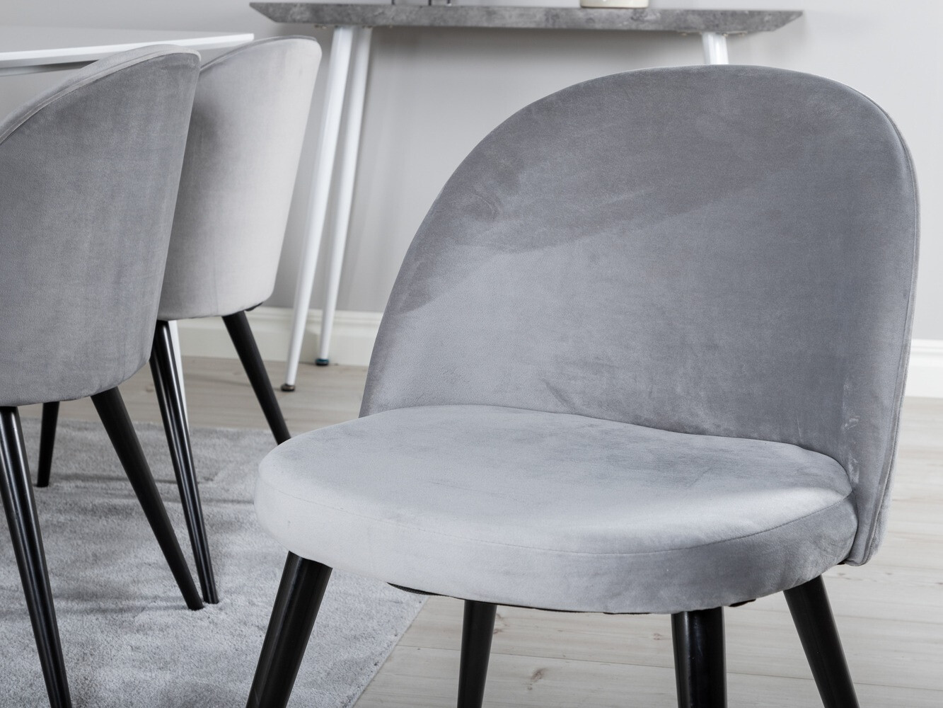 Eetkamerset Dallas 1624 (Grijs)