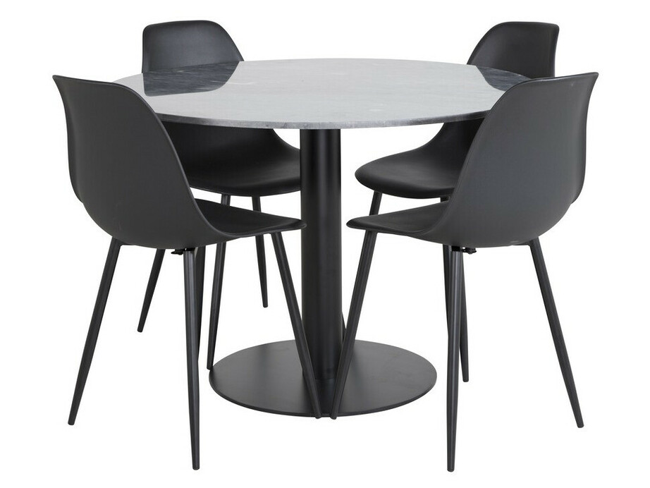 Eetkamerset Dallas 2630 (Zwart)