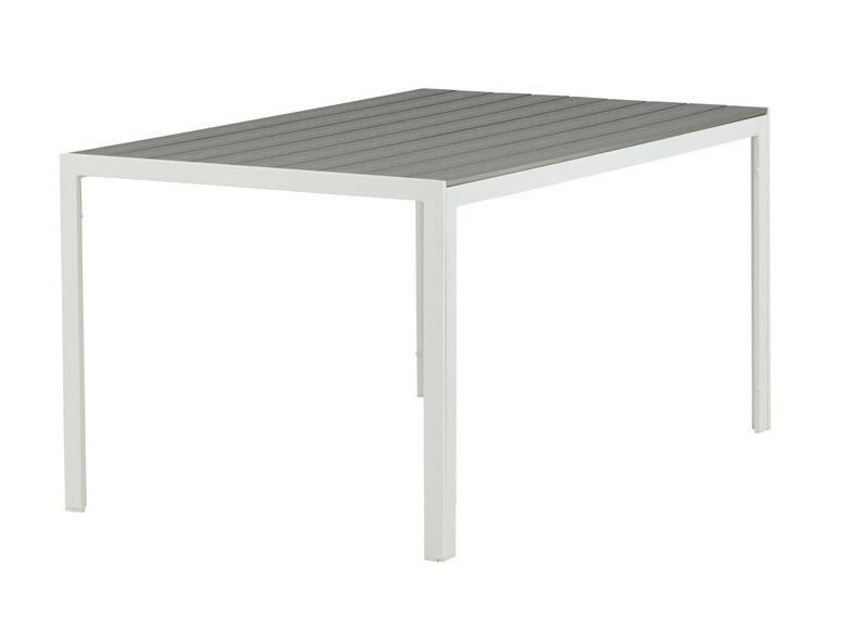 Outdoor tafel Dallas 2712 (Grijs + Wit)