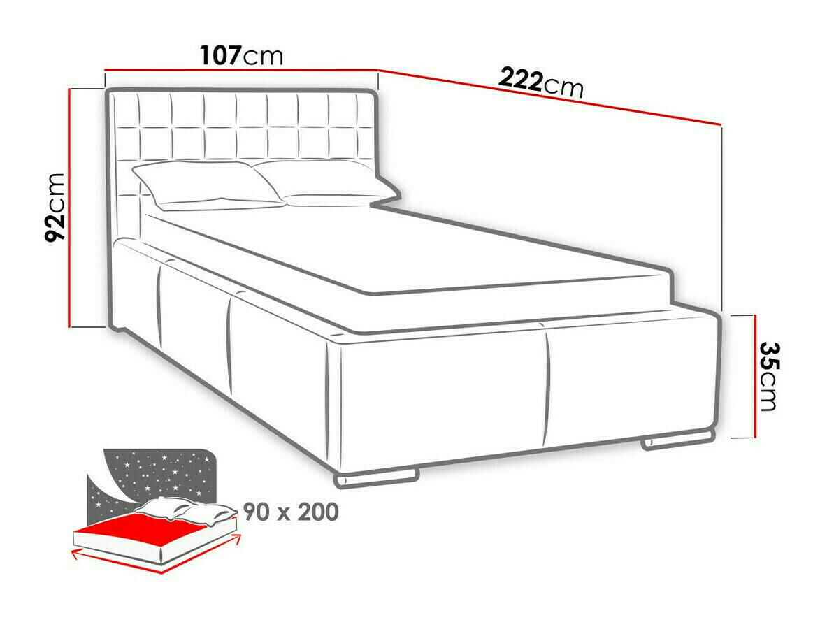 Bed Baltimore 104 (Soft 011)