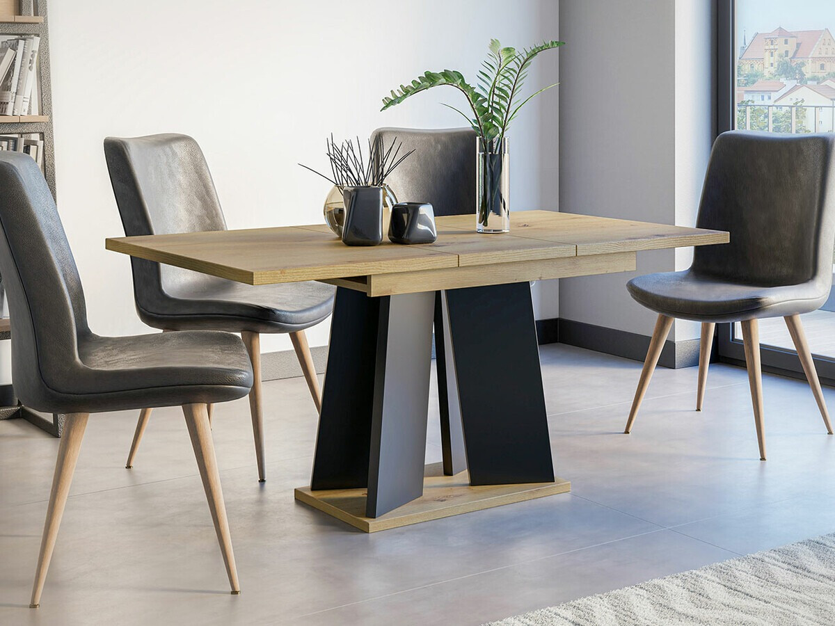 Tafel Goodyear 107 (Artisan eiken + Zwart)