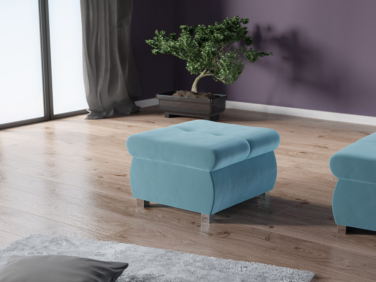 Poef Comfivo 122 (Magic Velvet 2260)