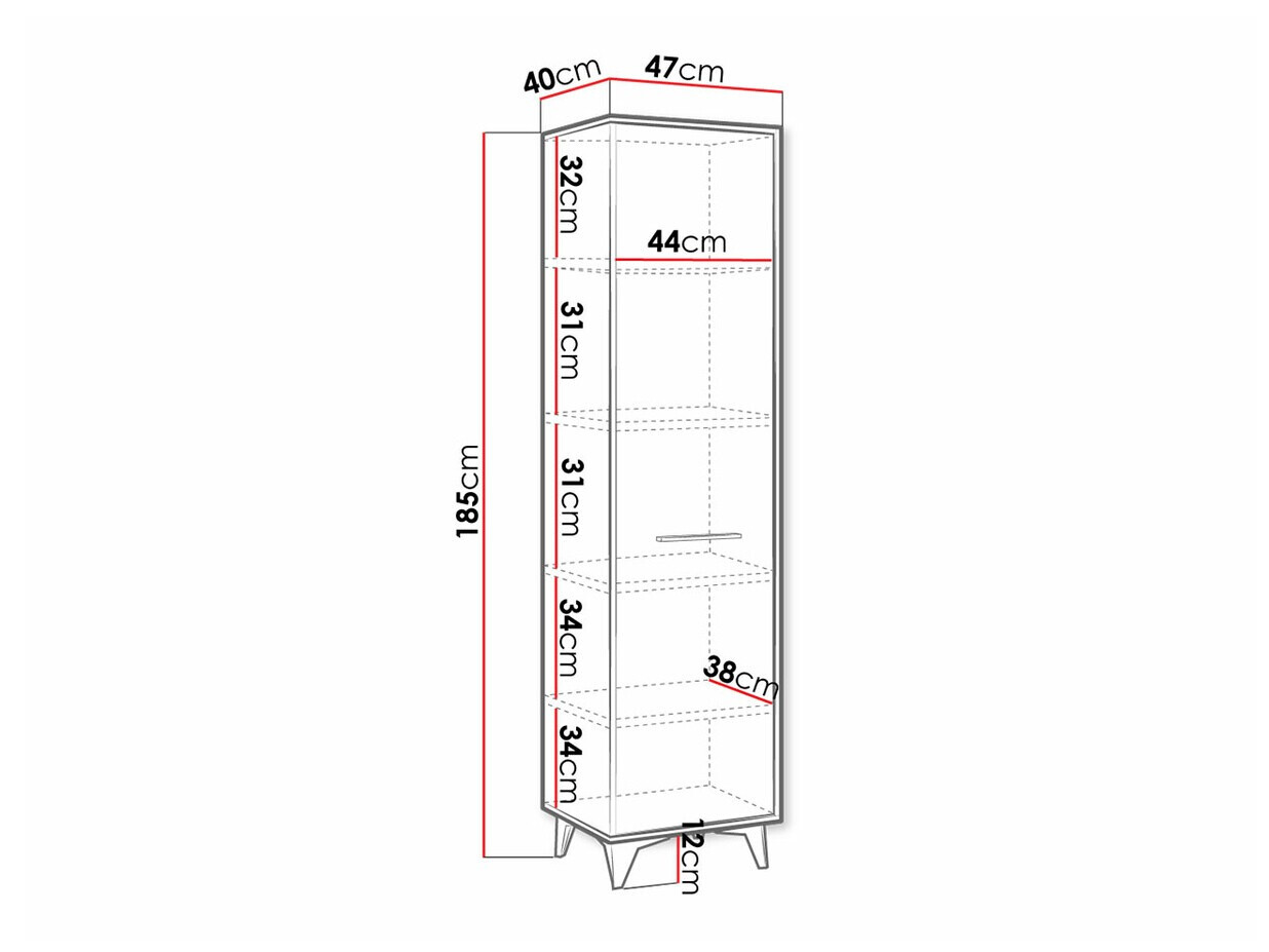 Boekenkast Avimora 105 (Notenhout)