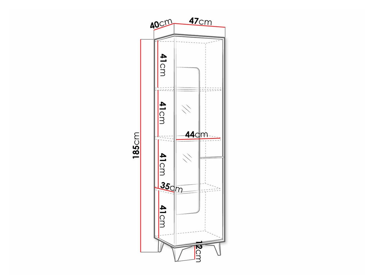 Boekenkast Avimora 107 (Notenhout)