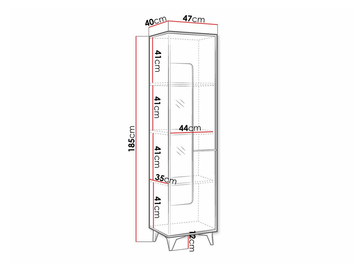 Boekenkast Avimora 107 (Notenhout)
