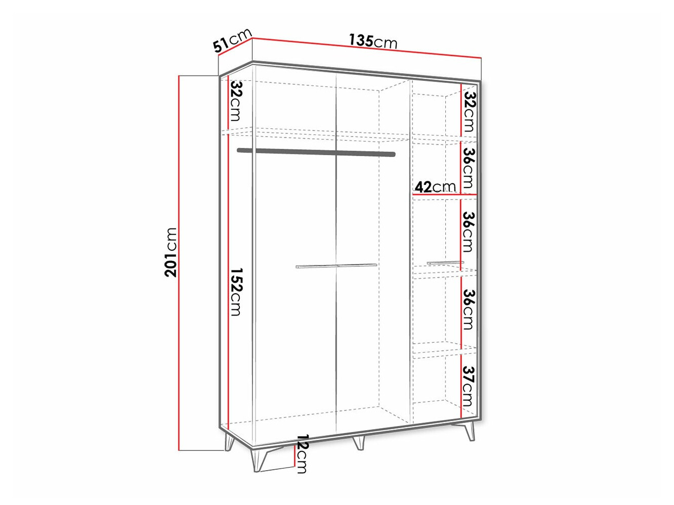 Kledingkast Avimora 119