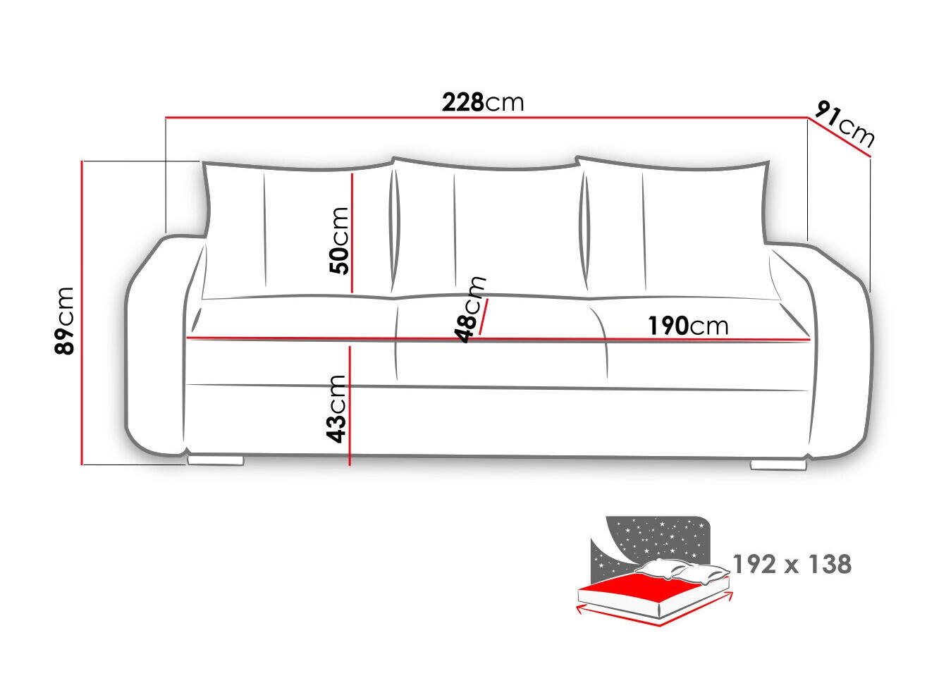 Slaapbank Temple A102