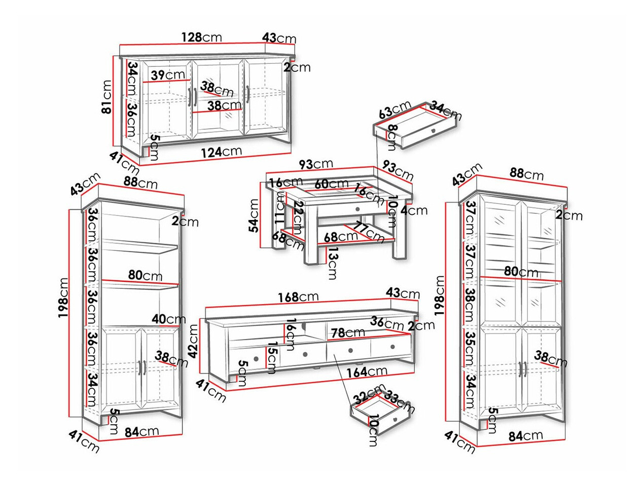 Woonkamerset Elblevo 114