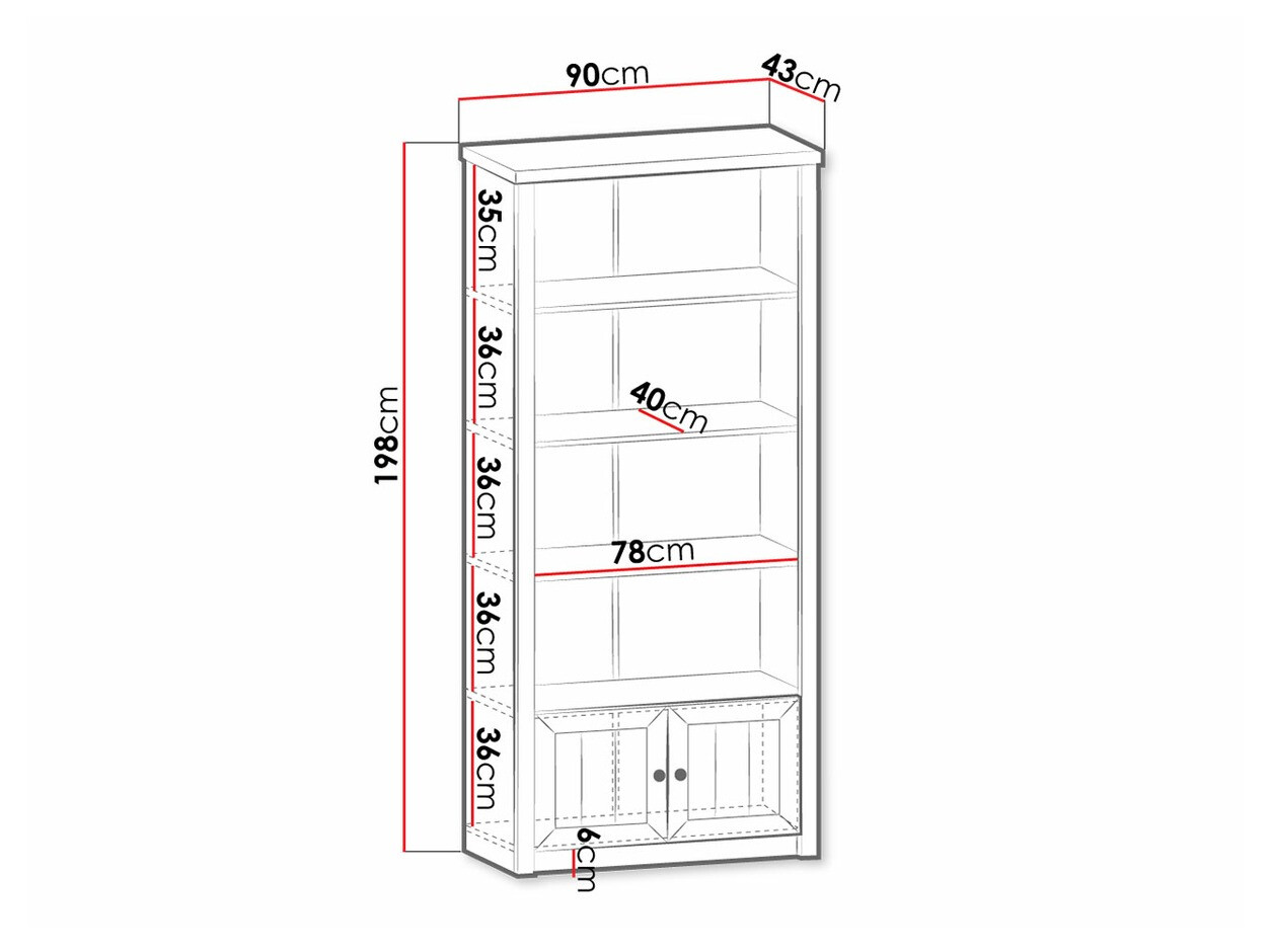 Boekenkast Ferdore 112