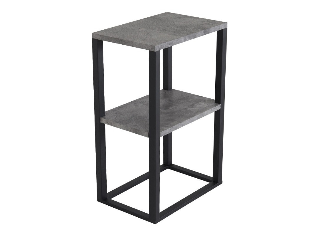 Bijzettafel Dallas 3219 (Zwart + Beton)