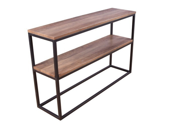 Consoletafel Dallas 2521 (Lichtbruin + Zwart)