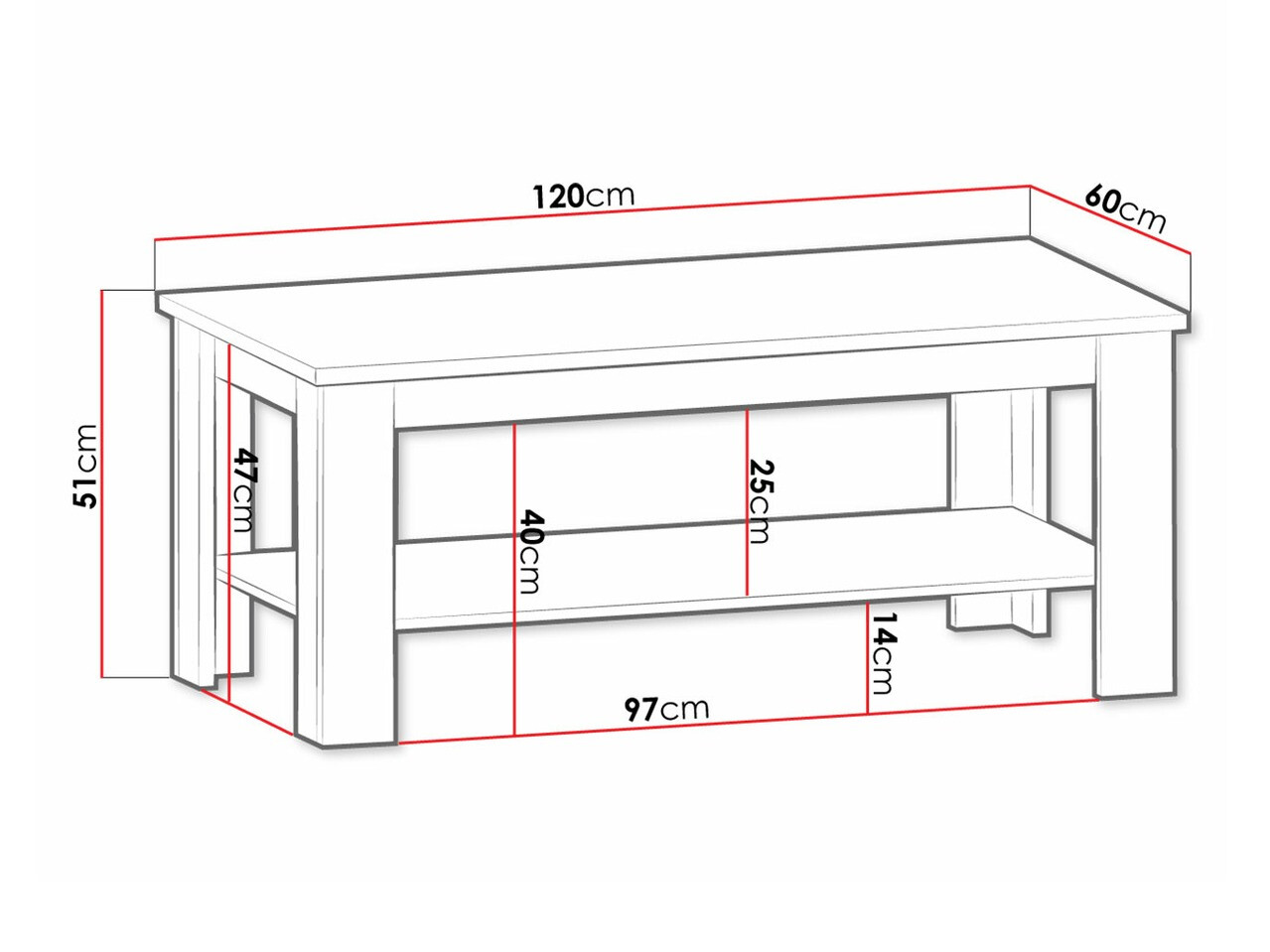 Salontafel Ferdore 149