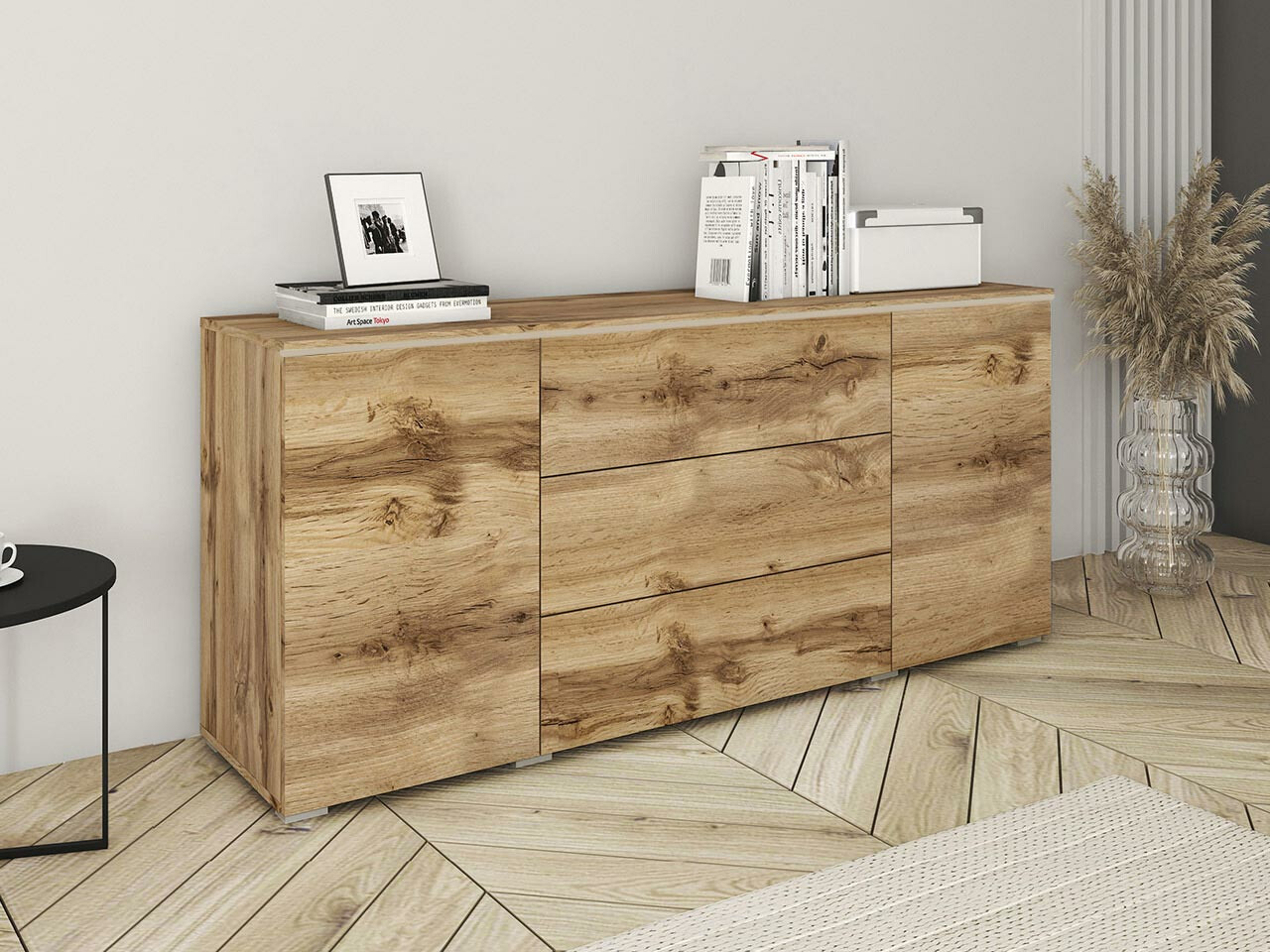 Ladekast Sarasota 142 (Wotan eik)