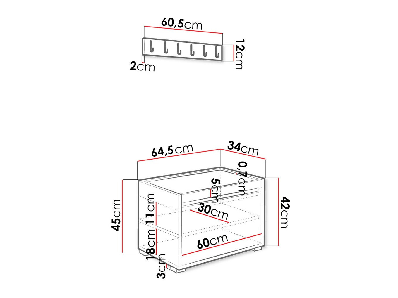 Gangmeubelset Comfivo Pinus II