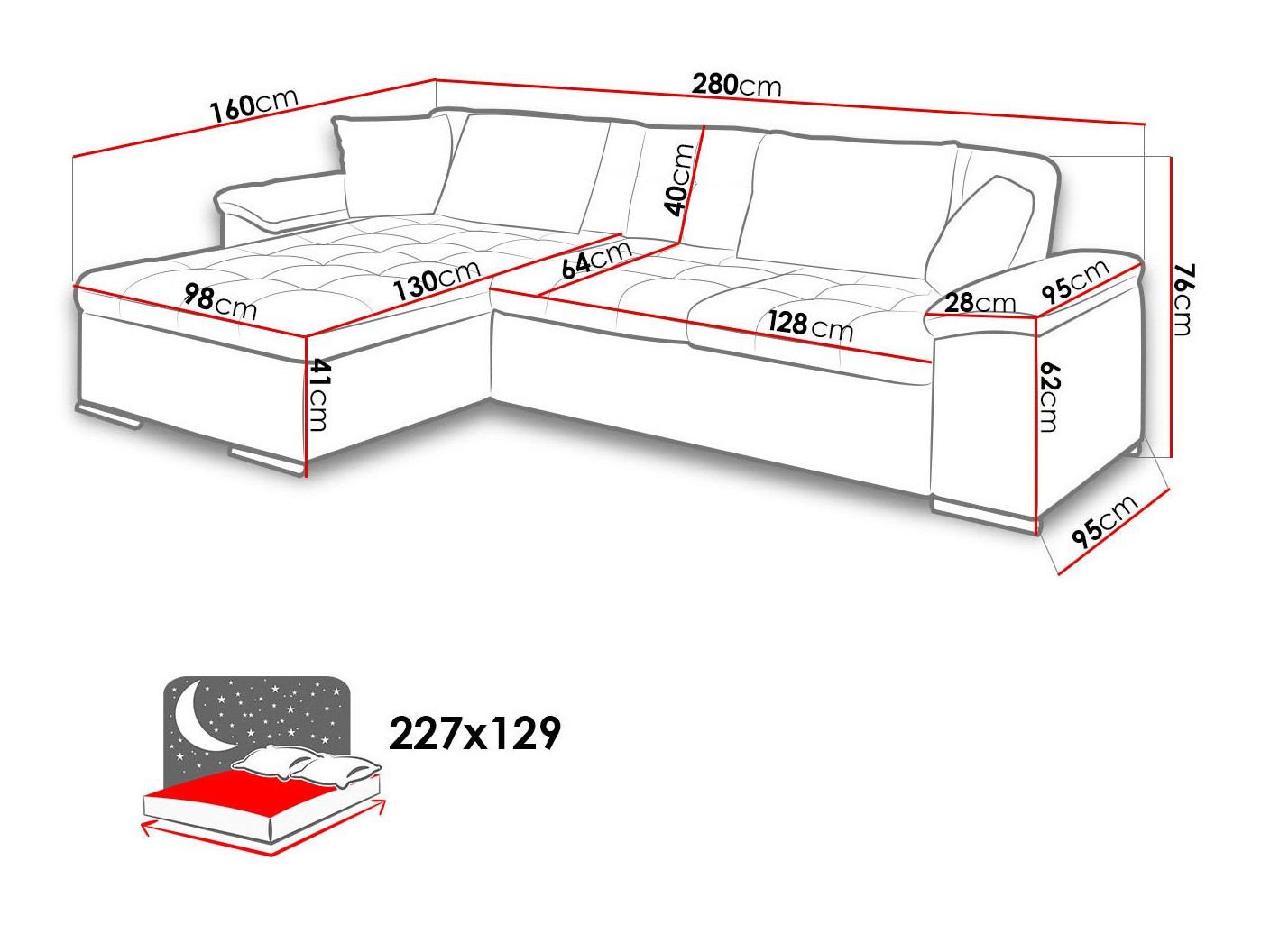 Hoekbank Comfivo 181 (Otusso 14 + Sorriso 04)