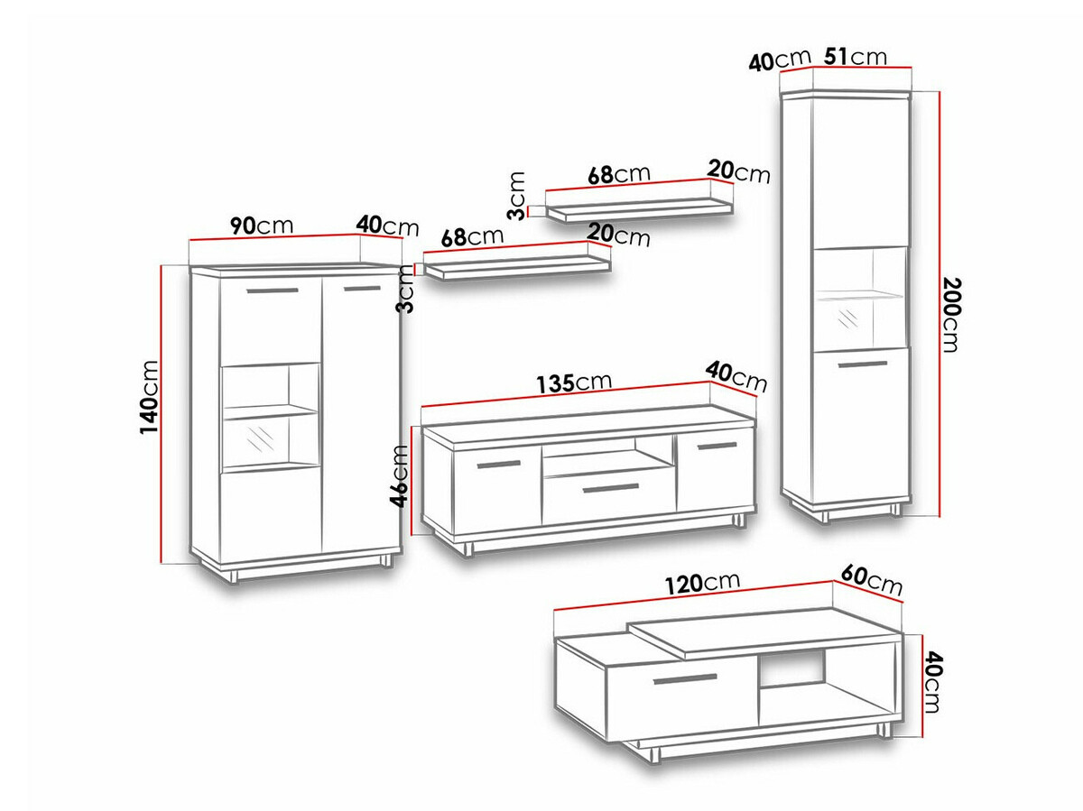 Woonkamerset Morlira 114