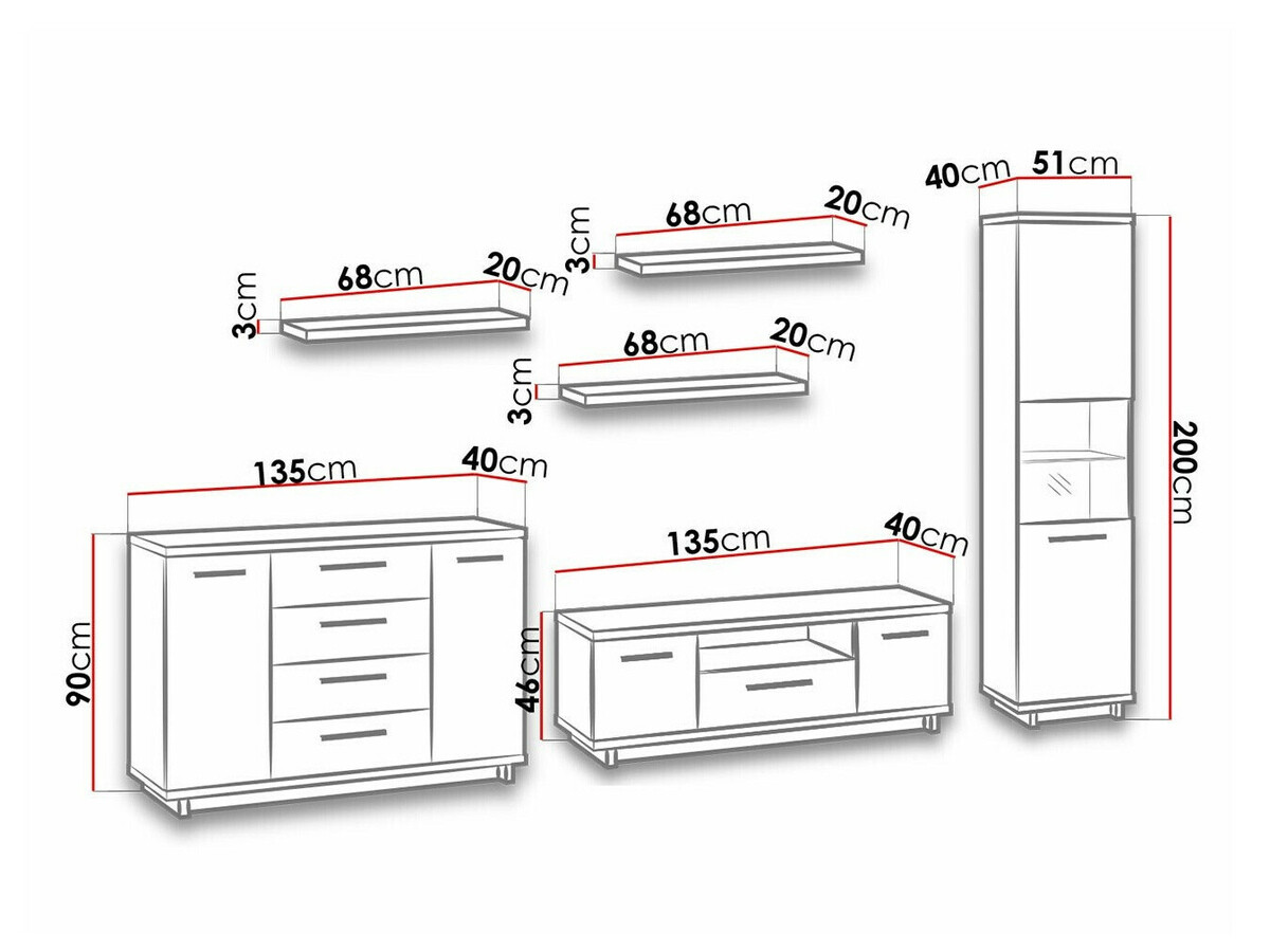 Woonkamerset Morlira 113
