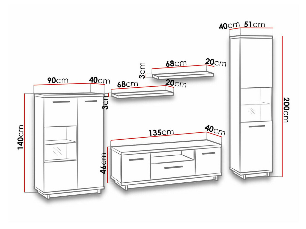 Woonkamerset Morlira 112