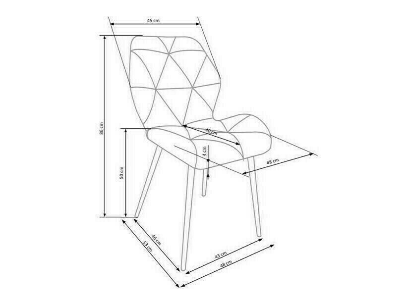 Stoel Houston 1234 (Donkerblauw)