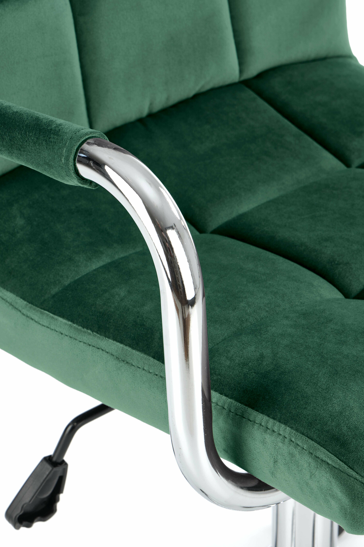 Bureaustoel Houston 1198 (Donkergroen + Zilver)